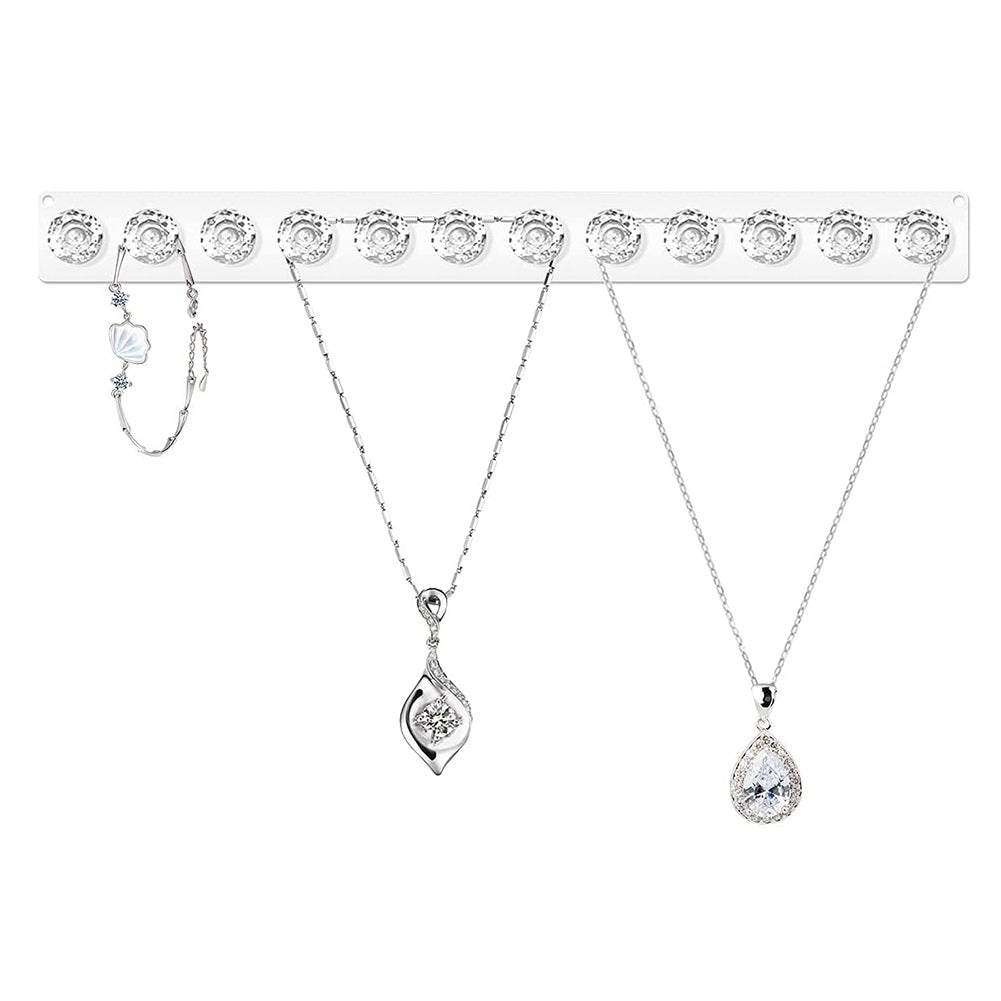Arcylic Adhesive Paste Wall Hanging Storage Jewelry Hooks Home Display Organizer Earring Ring Necklace Hanger Holder Stand