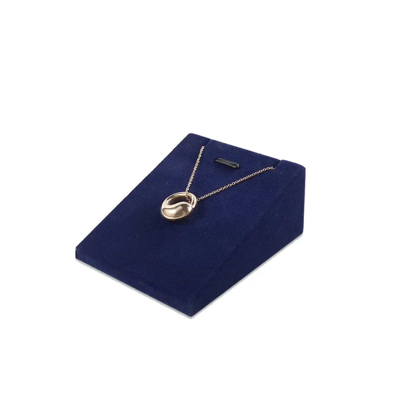 Elegant Jewelry Display Holder Velvet Pear Necklace Showcase Ring Earring  Jewelry Organizer Diamond Jewelry Counter Stand Tray