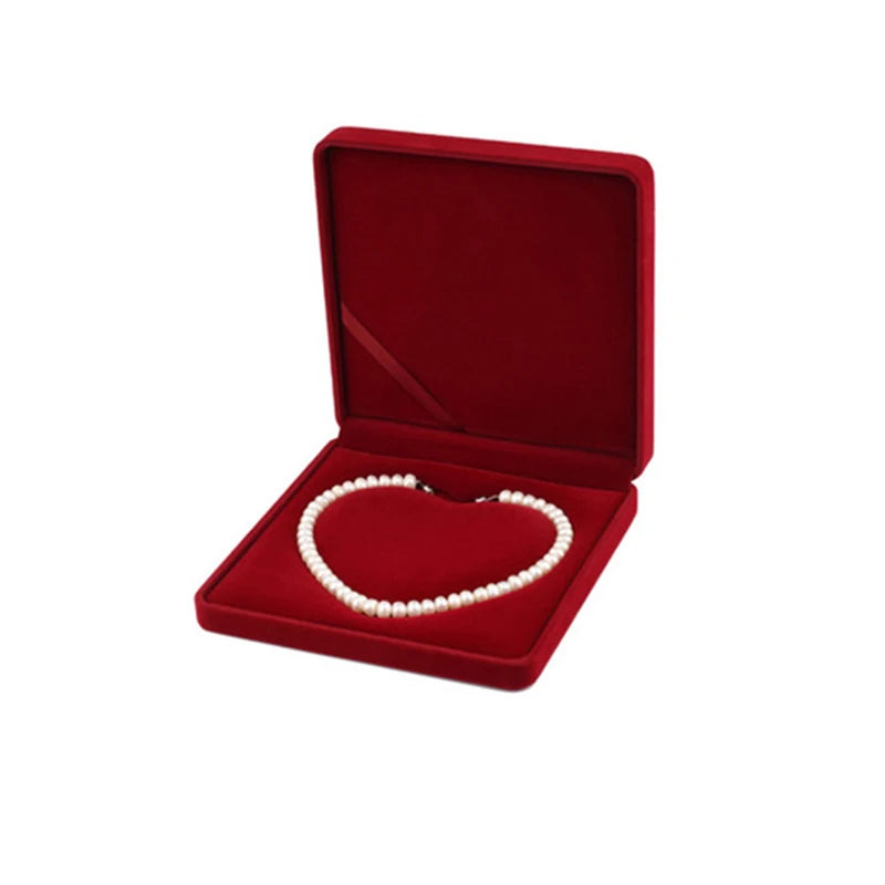 Rings Earrings Jewelry Display Packaging Box Gifts Velvet Jewelry Set Box Bracelets Necklaces Wedding Box for Women