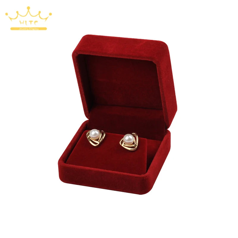 Rings Earrings Jewelry Display Packaging Box Gifts Velvet Jewelry Set Box Bracelets Necklaces Wedding Box for Women