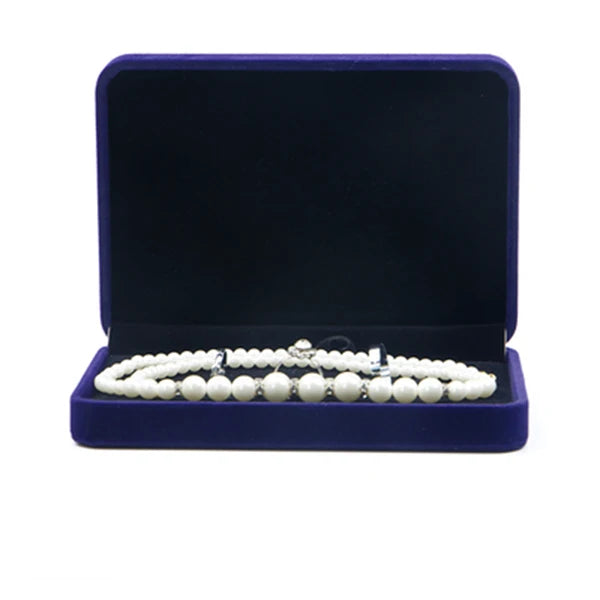 High Quality Velvet Jewelry Display Box Earring Ring Necklace Bracelet Organizer Gift Box Bracelet Joyero Package Showcase
