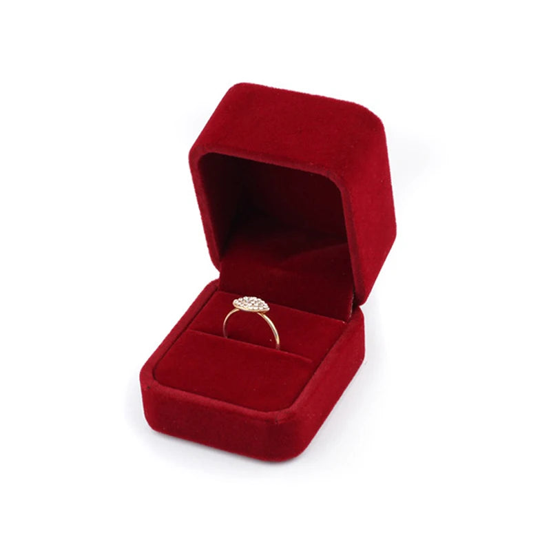 Rings Earrings Jewelry Display Packaging Box Gifts Velvet Jewelry Set Box Bracelets Necklaces Wedding Box for Women