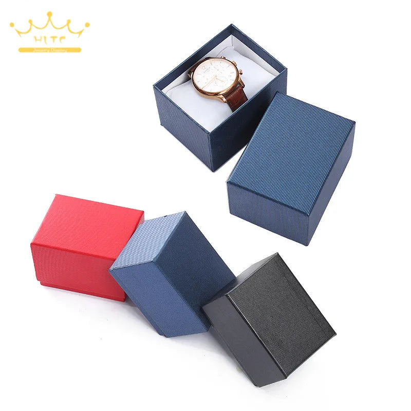 Watches Storage Box Jewelry Gift Wrap Packaging Boxes Bracelet Showcase Watch Box Jewellry Store Accessories 3 Colors