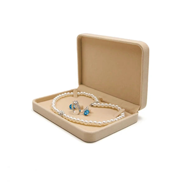 High Quality Velvet Jewelry Display Box Earring Ring Necklace Bracelet Organizer Gift Box Bracelet Joyero Package Showcase