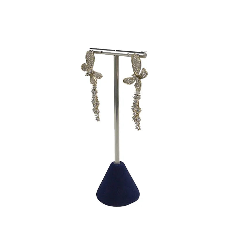 Elegant Jewelry Display Holder Velvet Pear Necklace Showcase Ring Earring  Jewelry Organizer Diamond Jewelry Counter Stand Tray