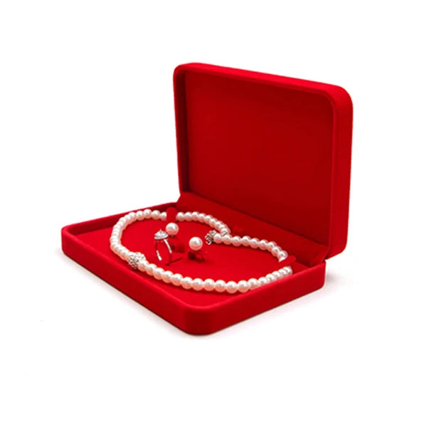 High Quality Velvet Jewelry Display Box Earring Ring Necklace Bracelet Organizer Gift Box Bracelet Joyero Package Showcase