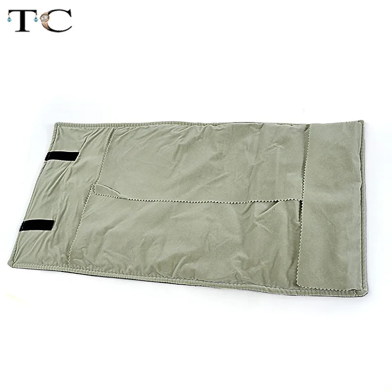 Portable Storage Bag Jewelry Holder Pendant Pouch Organizer Bag Jewelry Display Bags Black PU