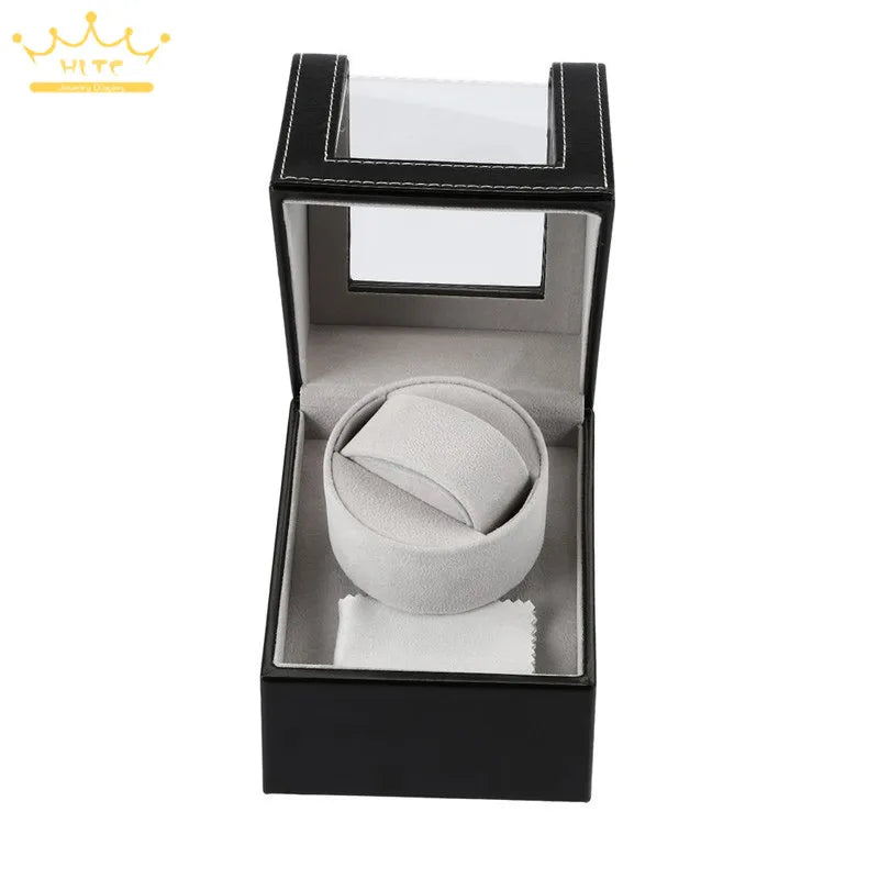 Single motor vibrating screen watch rotating bracket display EU / USA / Australia / UK plug automatic mechanical watch gift box