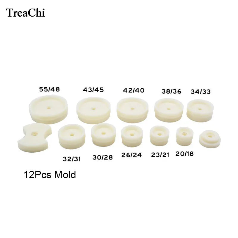 Portessional Watch Back Case Crystal Cover Press Tool Set Repair Watch  Presser Tool  Standard Metal Hand-Tools With 12 Pcs Dies