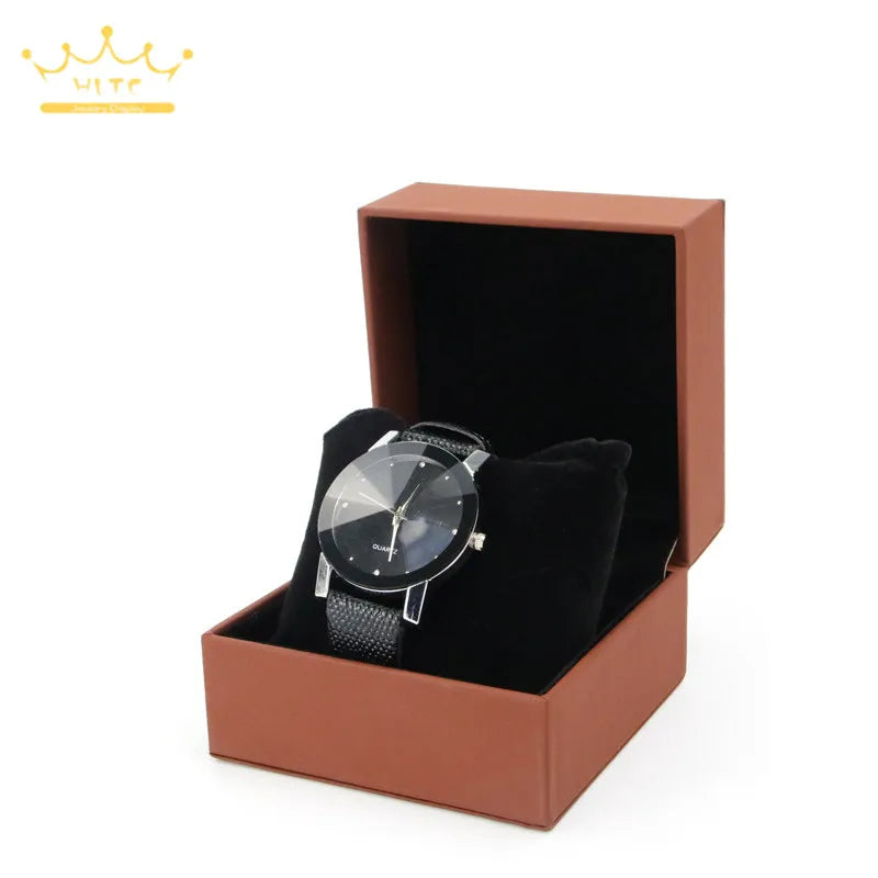 Watches Gift Box Leather Watch Box with Pillow Bracelet Container Jewelry Packaging Box Present Box Jewelry Holder