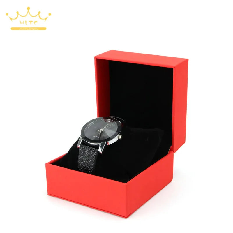 Watches Gift Box Leather Watch Box with Pillow Bracelet Container Jewelry Packaging Box Present Box Jewelry Holder