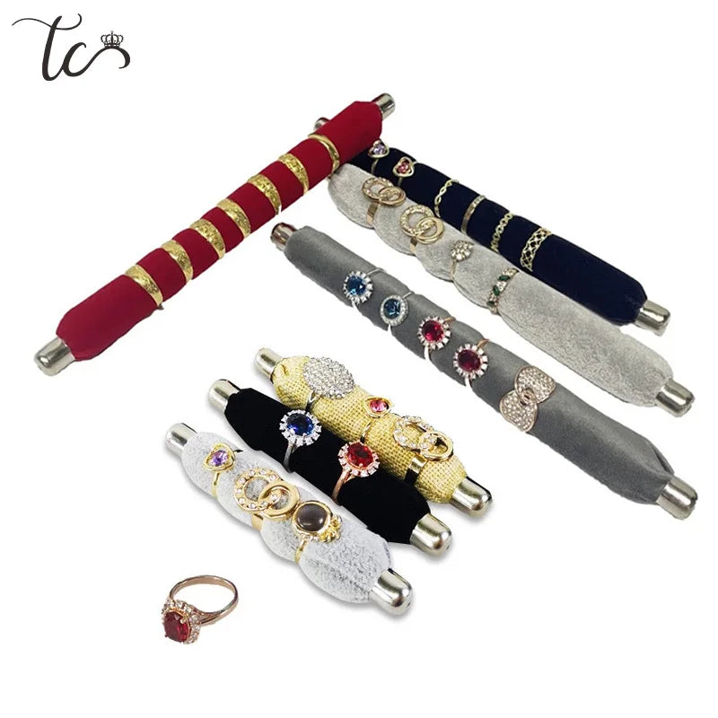 Rings Organizer Creative Ring Holder Jewelry Display Holder Ring Display Tools Jewelry Storage Supplies De Joyas Para Colgar