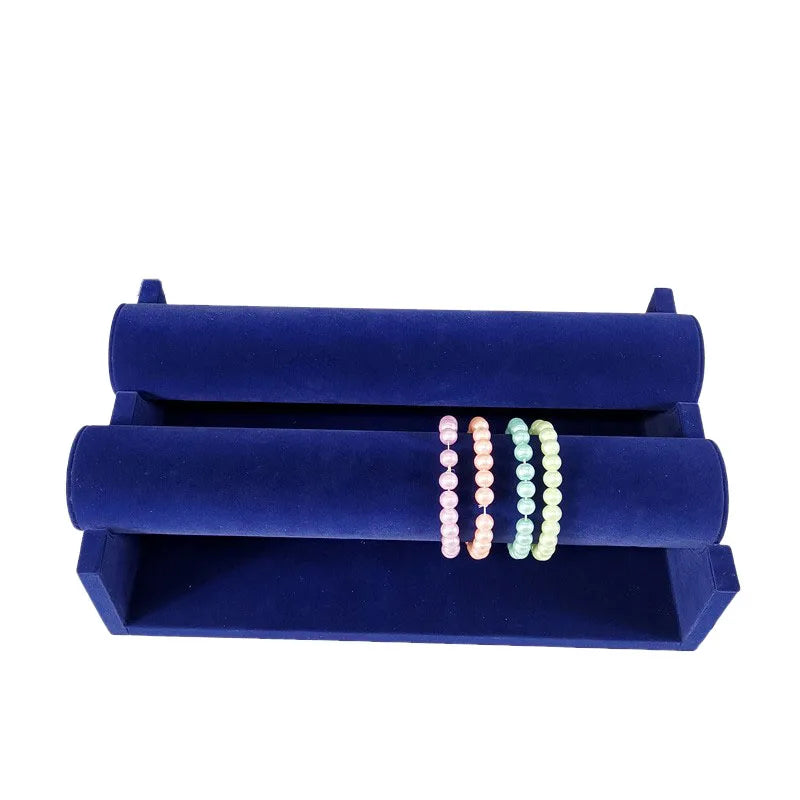Elegant Jewelry Display Holder Velvet Pear Necklace Showcase Ring Earring  Jewelry Organizer Diamond Jewelry Counter Stand Tray
