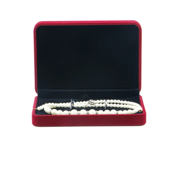 High Quality Velvet Jewelry Display Box Earring Ring Necklace Bracelet Organizer Gift Box Bracelet Joyero Package Showcase