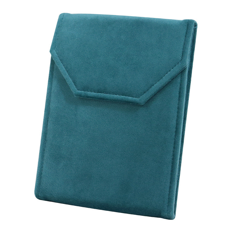 Elegant Jewelry Necklace Packing Bags Velvet Pearls Chain Display Organizer Case Beads Chain Gift Packing Box 15.5*20.5*2CM