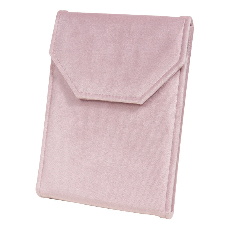 Elegant Jewelry Necklace Packing Bags Velvet Pearls Chain Display Organizer Case Beads Chain Gift Packing Box 15.5*20.5*2CM
