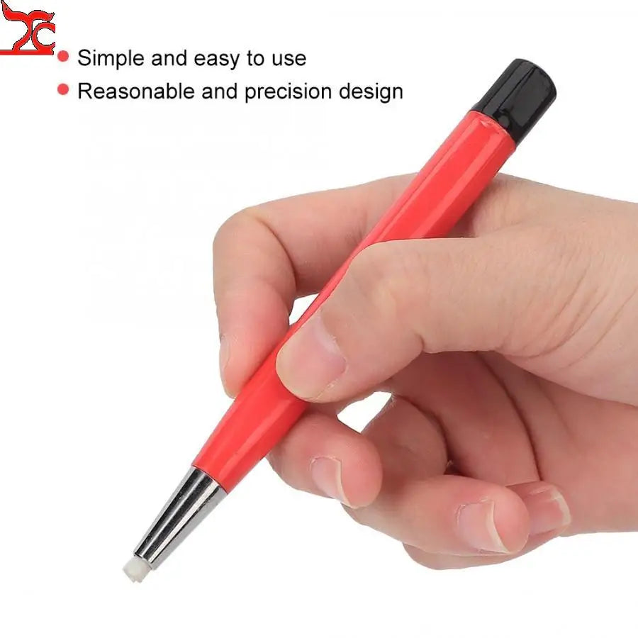 Rust Removal Brush Pen Fiberglass Brass Steel Clean Scratch Polishing Tool Red Watch Repair Tool Watch Parts Accessory