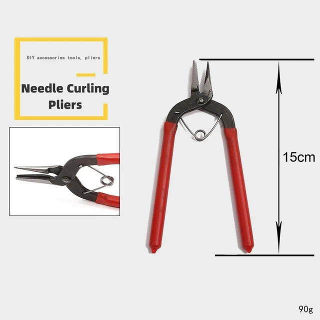 Multifunction Jewelry Pliers Linesman Pliers Needle Bent Nose Pliers Scissors Tongs Clamps DIY Jewelry Making Tools Accessories