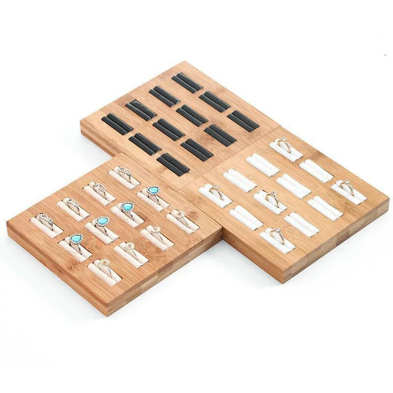 Ring Earring Display Tray Jewelry Organizer 2/5/10/15 Solts Ring Plate Personal Jewelry Storage Board Multiple Sizes Available