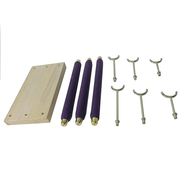 Detachable Ring Display Rack with Stick Wooden Multilayer Jewelry Holder Organizer Retail Store Window Showcase Shelf Stand