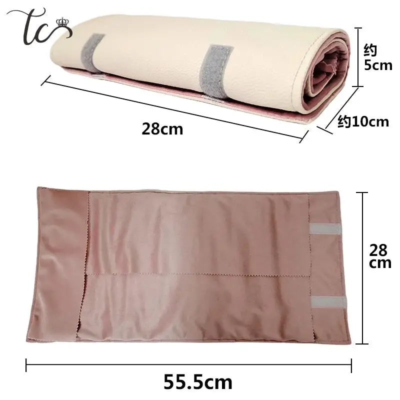 New Jewelry Roll Pack Pearl Necklace Bracelet Storage Display Bag Portable Travel Storage Display Roll Pack