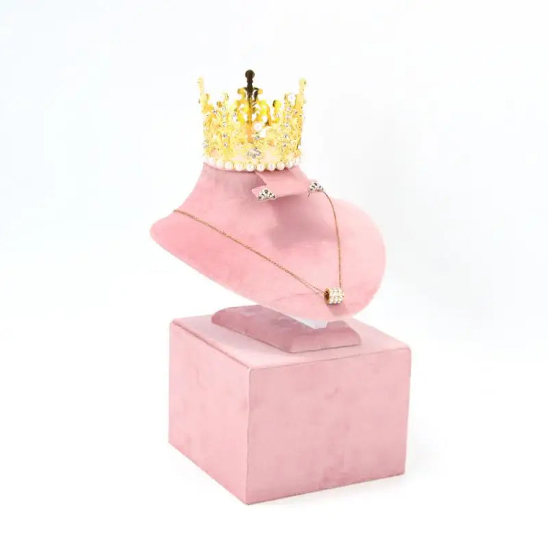 Purple Velvet Jewelry Display Stand Cream Pendant Jewelry Display Stand Multi Color Ear Ring Counter Window Model Customizable