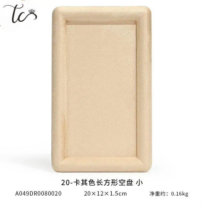 Velvet Jewelry Storage Tray Ring Earrings Storage Tray Pendant Necklace Display Tray Bracelet Storage Tray