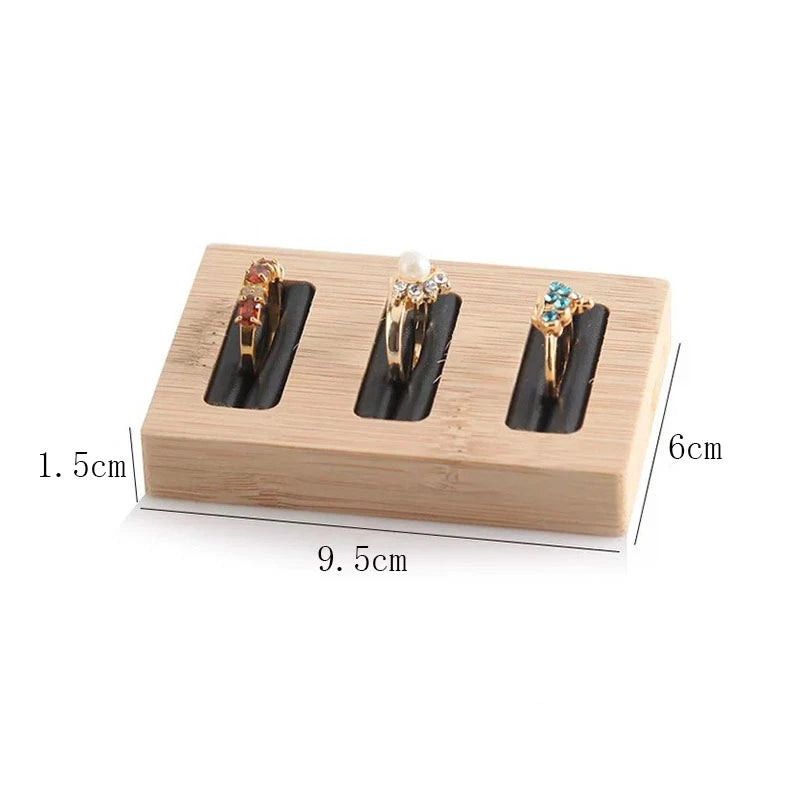Ring Earring Display Tray Jewelry Organizer 2/5/10/15 Solts Ring Plate Personal Jewelry Storage Board Multiple Sizes Available
