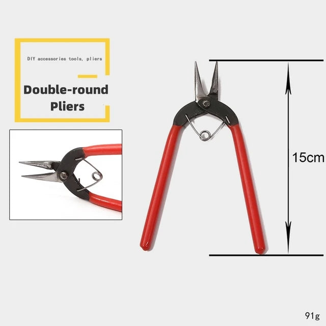 Multifunction Jewelry Pliers Linesman Pliers Needle Bent Nose Pliers Scissors Tongs Clamps DIY Jewelry Making Tools Accessories