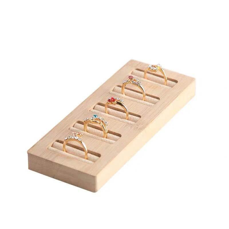 Ring Earring Display Tray Jewelry Organizer 2/5/10/15 Solts Ring Plate Personal Jewelry Storage Board Multiple Sizes Available