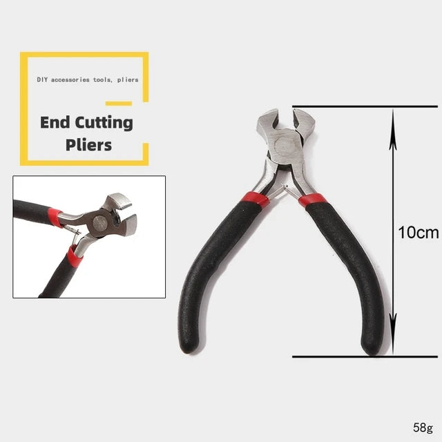 Multifunction Jewelry Pliers Linesman Pliers Needle Bent Nose Pliers Scissors Tongs Clamps DIY Jewelry Making Tools Accessories