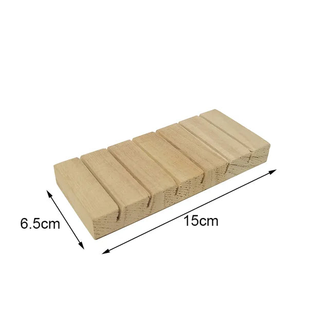 Jewellery Making Supplies Earring Organizer Ring Display Stand Jewelry Wood Earring Hoder Jewellery Packaging Case Exhibitors
