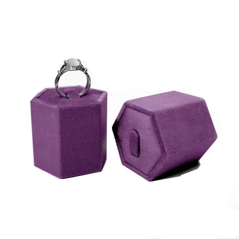 Purple Velvet Jewelry Display Stand Cream Pendant Jewelry Display Stand Multi Color Ear Ring Counter Window Model Customizable