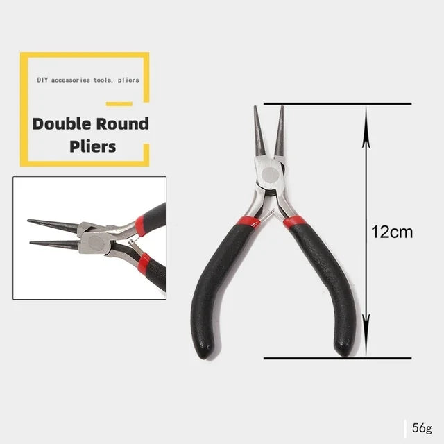 Multifunction Jewelry Pliers Linesman Pliers Needle Bent Nose Pliers Scissors Tongs Clamps DIY Jewelry Making Tools Accessories