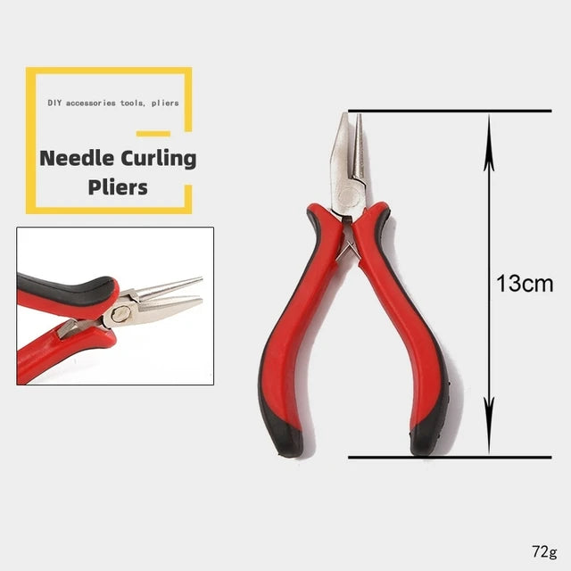 Multifunction Jewelry Pliers Linesman Pliers Needle Bent Nose Pliers Scissors Tongs Clamps DIY Jewelry Making Tools Accessories