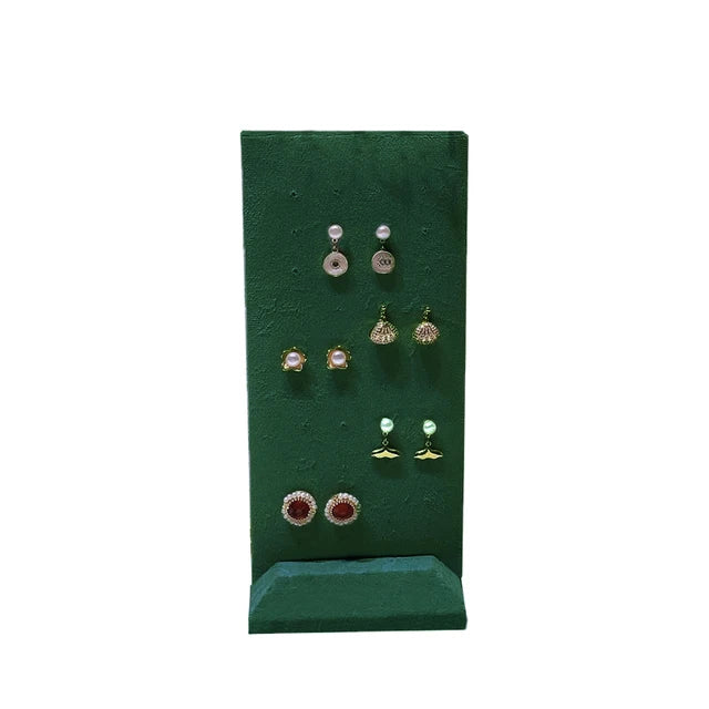 Jewelry Earrings Display Metal Rack Detachable 40-Hole Stud Earrings Display Plate Necklace Hanger