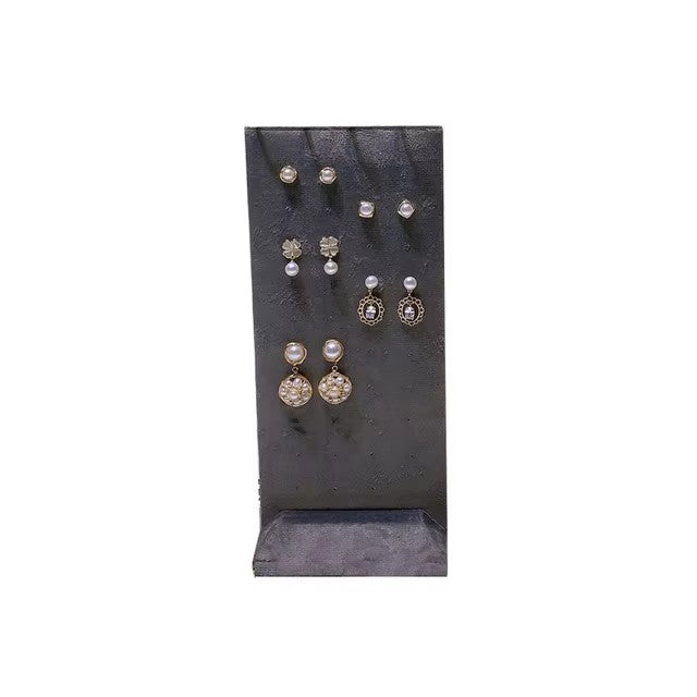 Mordern Metal Jewelry Earrings Stud Earrings Necklace Organizer Display Holder Detachable Stud Earring Tray Necklace Stand