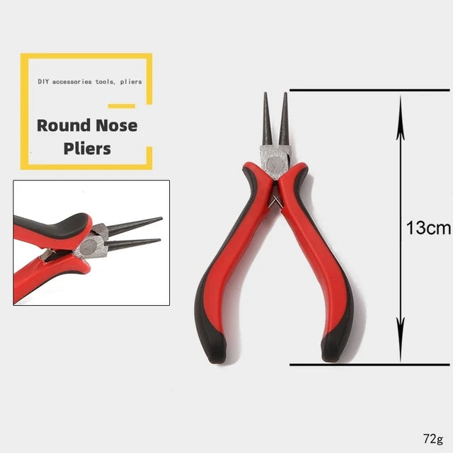 Multifunction Jewelry Pliers Linesman Pliers Needle Bent Nose Pliers Scissors Tongs Clamps DIY Jewelry Making Tools Accessories