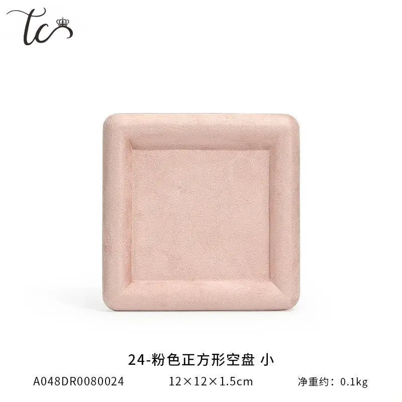 Velvet Jewelry Storage Tray Ring Earrings Storage Tray Pendant Necklace Display Tray Bracelet Storage Tray