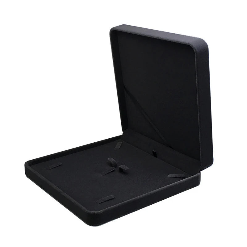 Velvet Set Jewelry Box Ring Earnail Necklace Organizer Boxes High-Capacity Set Jewelry Packaging Supplies 19*19Cm