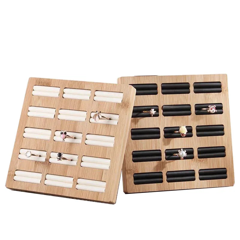 Ring Earring Display Tray Jewelry Organizer 2/5/10/15 Solts Ring Plate Personal Jewelry Storage Board Multiple Sizes Available