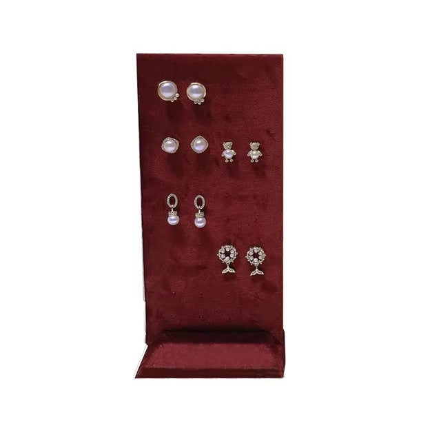 Mordern Metal Jewelry Earrings Stud Earrings Necklace Organizer Display Holder Detachable Stud Earring Tray Necklace Stand