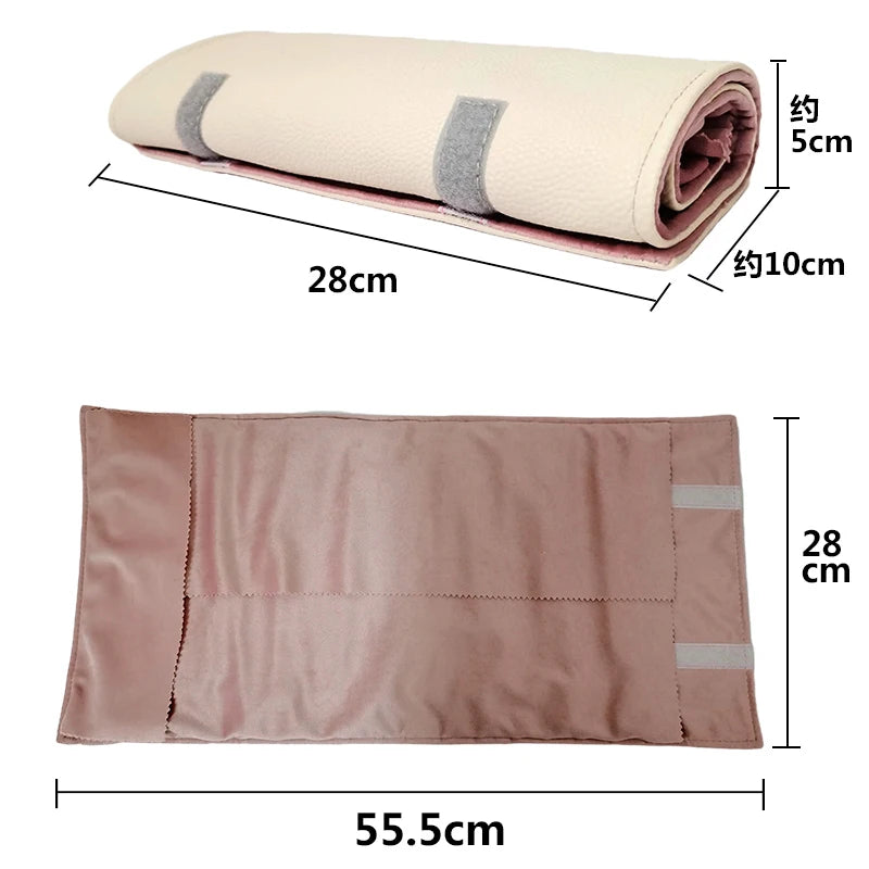 New Jewelry Roll Pack Pearl Necklace Bracelet Storage Display Bag Portable Travel Storage Display Roll Pack