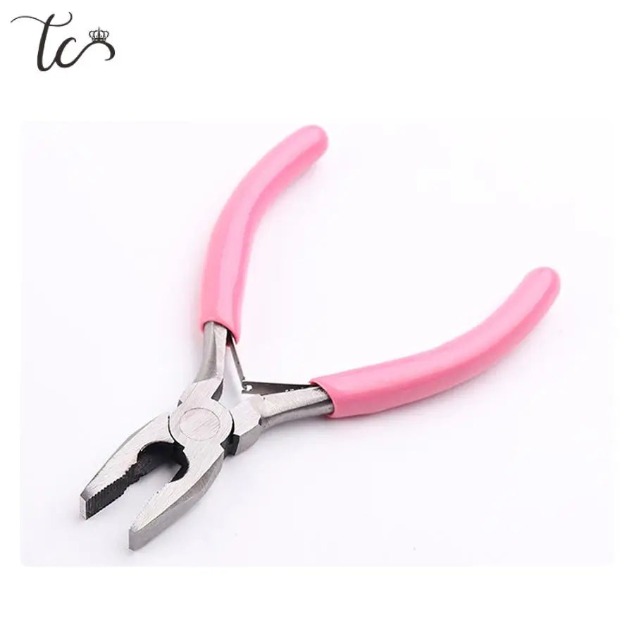 Pink Mini Pliers 9-Piece Diy Headpiece Jewelry Tool Pliers Jewelry Needle Nose Pliers Mini Tool Pliers