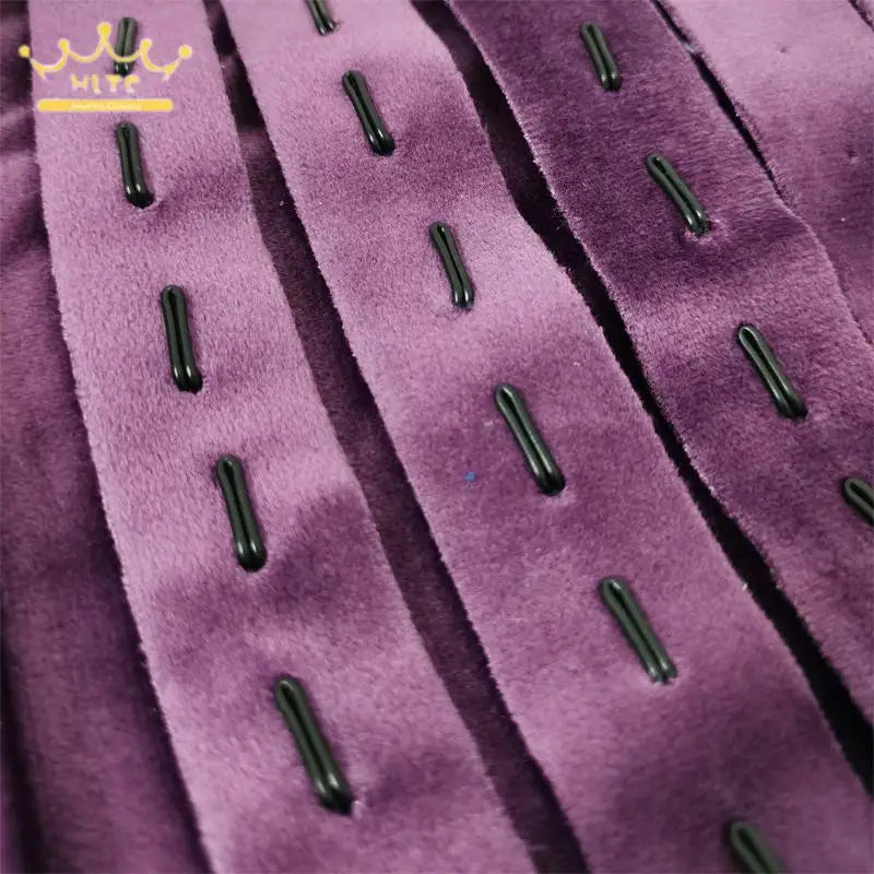 Purple Velvet Lengthening Set Jewelry Roll Bag Pearl Necklace Rings Storage Pouch Watch Bracelet Organizer Jewelry Bags 74*24Cm