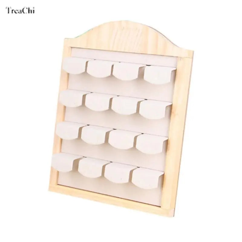 Solid Wood Earrings Display Rack Earrings Studs Earrings Storage Rack Jewelry Window Display Rack Jewelry Display Rack