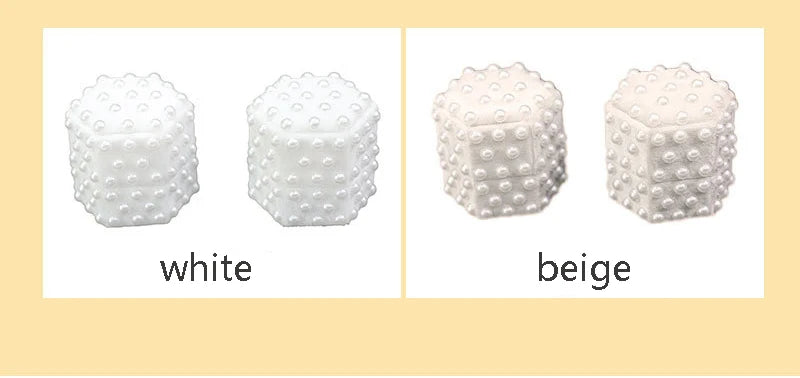 High End Velvet Jewelry Box with Pearl Hexagonal Ring Box Jewelry Packaging Propose Wedding Double Ring Box