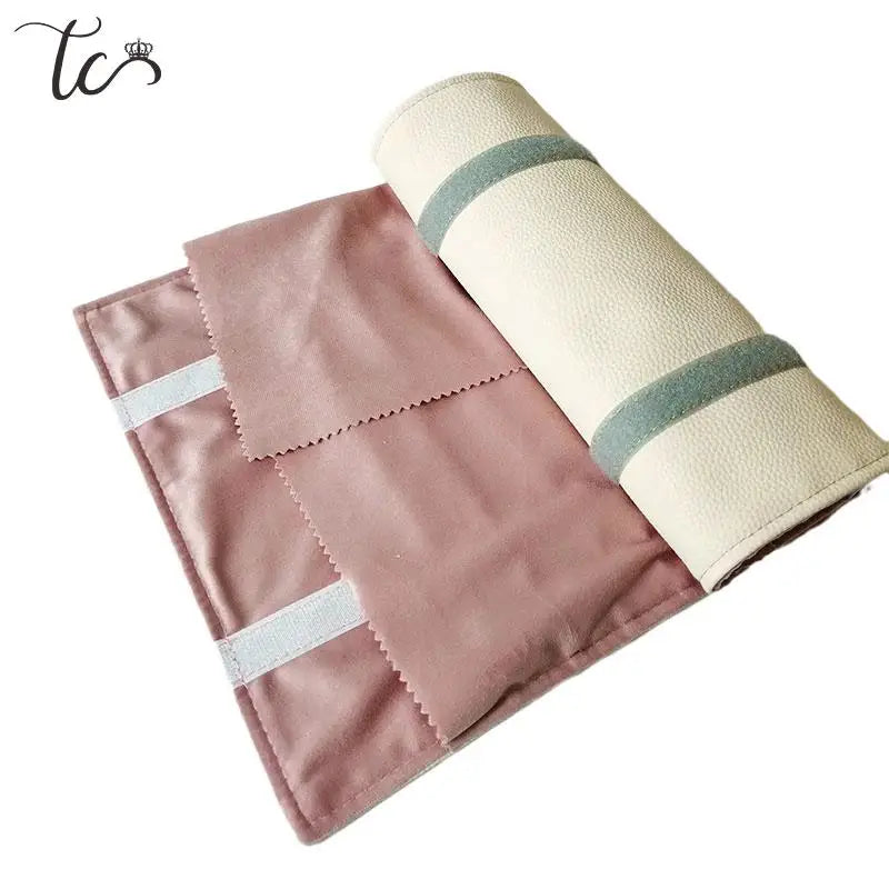 New Jewelry Roll Pack Pearl Necklace Bracelet Storage Display Bag Portable Travel Storage Display Roll Pack