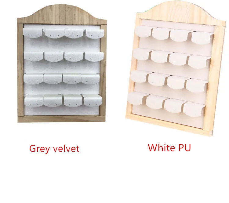 Solid Wood Earrings Display Rack Earrings Studs Earrings Storage Rack Jewelry Window Display Rack Jewelry Display Rack