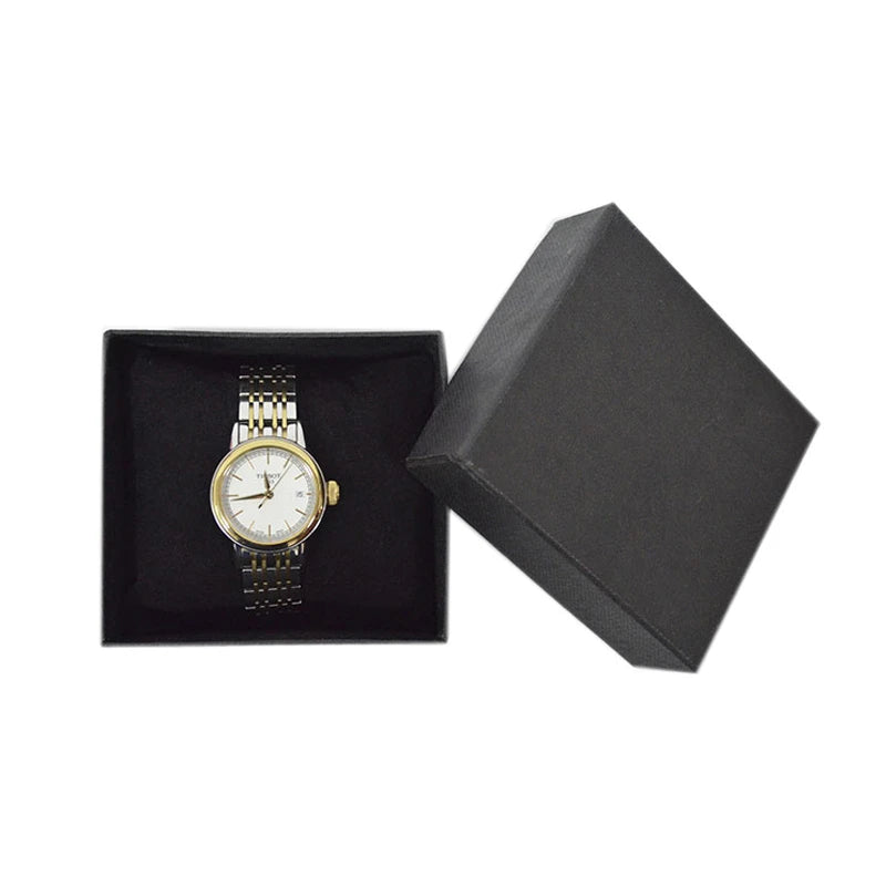 Wholesale 5Pcs/lot Black Paper Watch Boxes with Pillow Jewelry Store Affordable Bracelet Storage Case Organizer